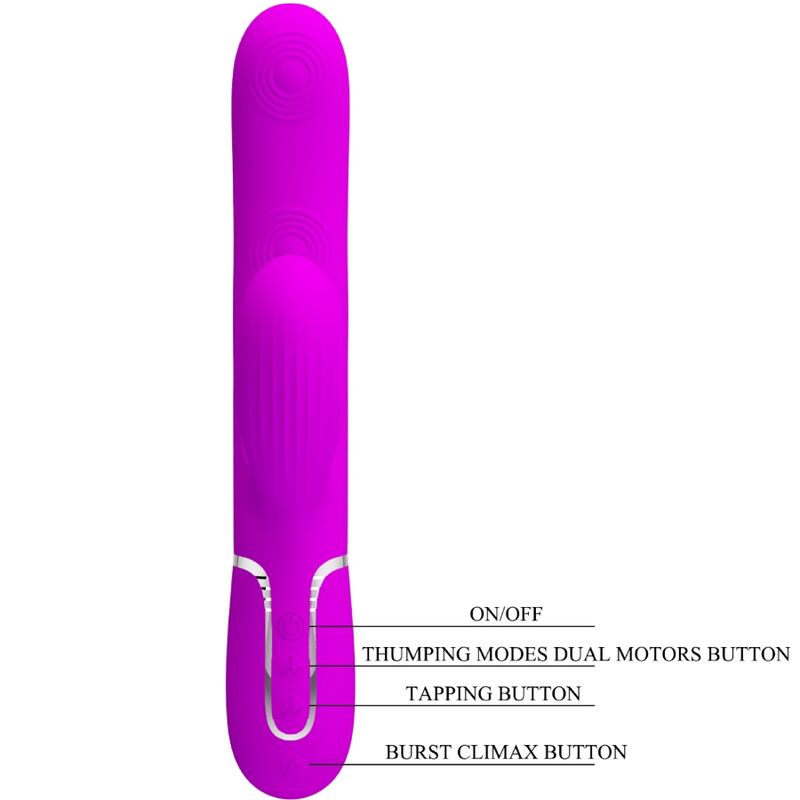 Pretty Love - Perlita Vibrador Punto G 3 En 1 Multifunción Vioeta 8 Pretty Love - Perlita Vibrador Punto G 3 En 1 Multifunción Vioeta - Imagen 8