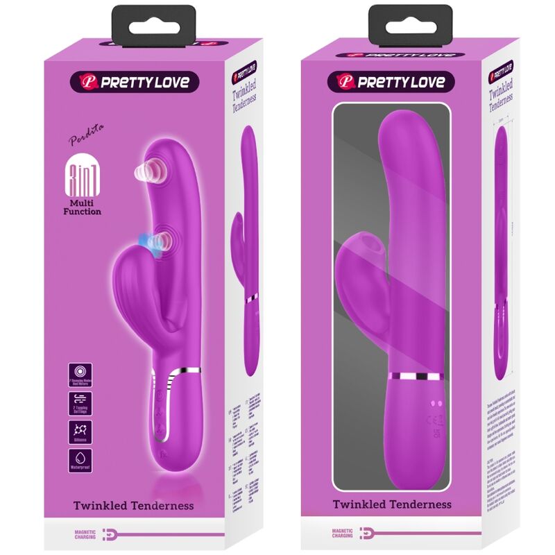 Pretty Love - Perlita Vibrador Punto G 3 En 1 Multifunción Vioeta 11 Pretty Love - Perlita Vibrador Punto G 3 En 1 Multifunción Vioeta - Imagen 11