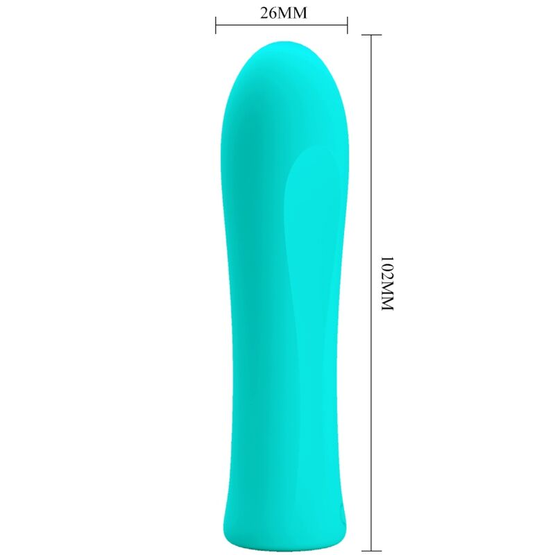 Pretty Love - Alfreda Vibrador Super Power Verde Agua 5 Pretty Love - Alfreda Vibrador Super Power Verde Agua - Imagen 5