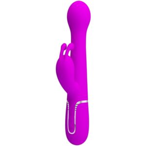Pretty Love - Dejon Vibrador Rabbit 3 en 1 Multifunción Violeta