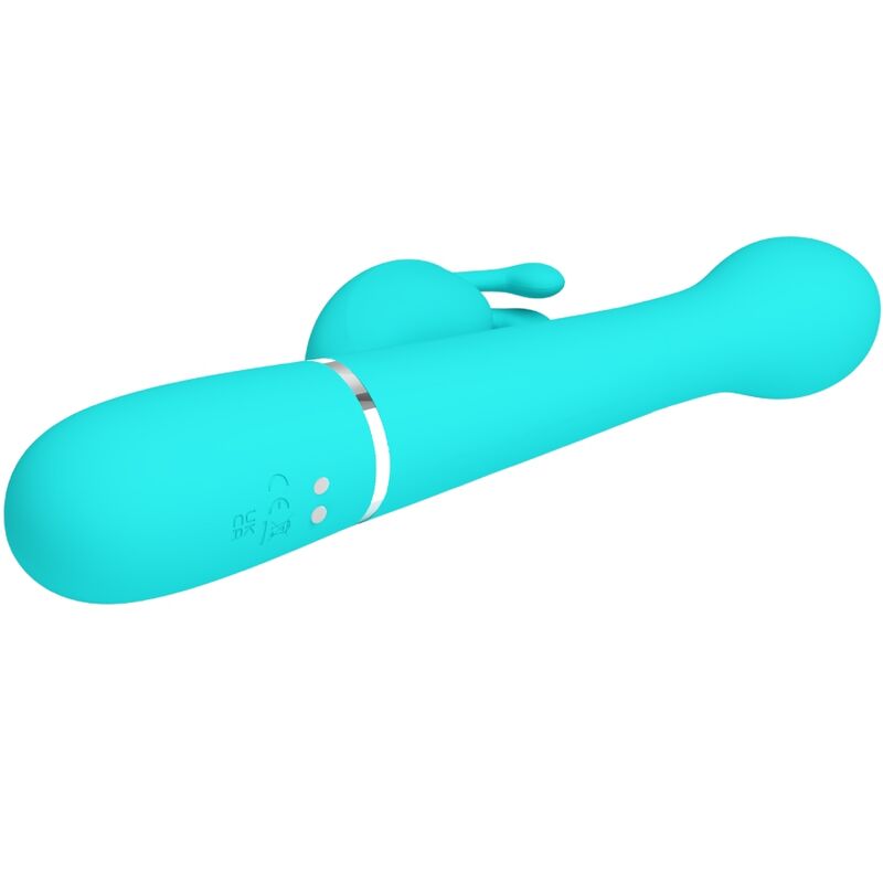Pretty Love - Dejon Vibrador Rabbit 3 En 1 Multifunción Verde Agua 4 Pretty Love - Dejon Vibrador Rabbit 3 En 1 Multifunción Verde Agua - Imagen 4
