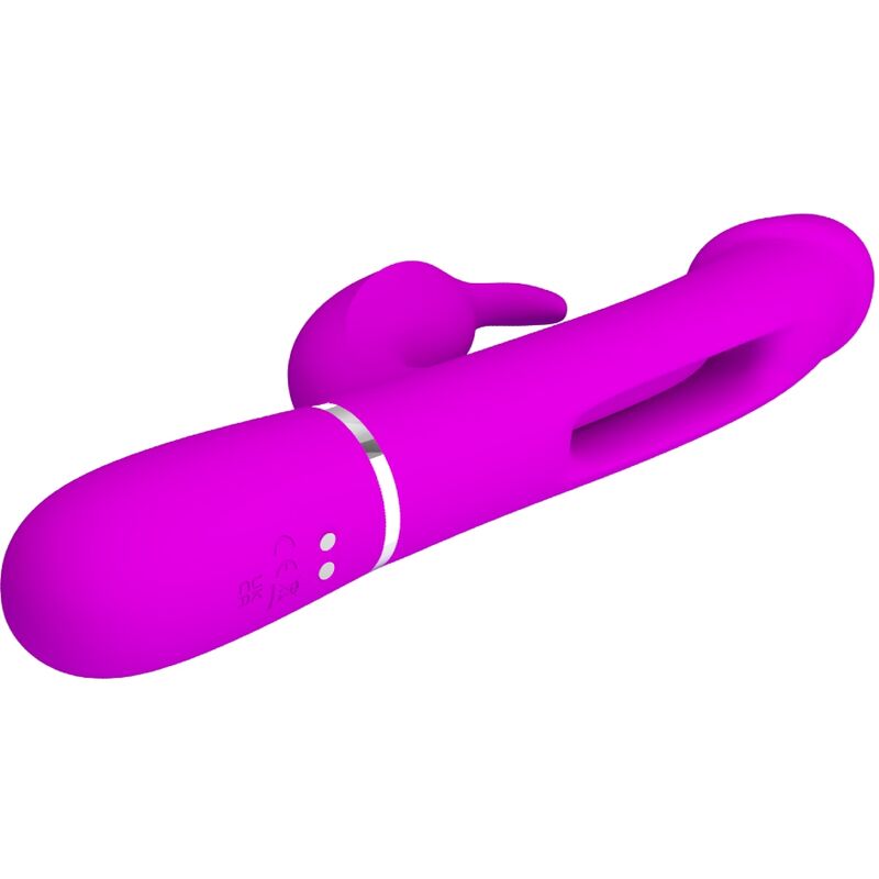 Pretty Love - Kampas Vibrador Rabbit 3 En 1 Multifunción Con Lengua Fucsia 4 Pretty Love - Kampas Vibrador Rabbit 3 En 1 Multifunción Con Lengua Fucsia - Imagen 4