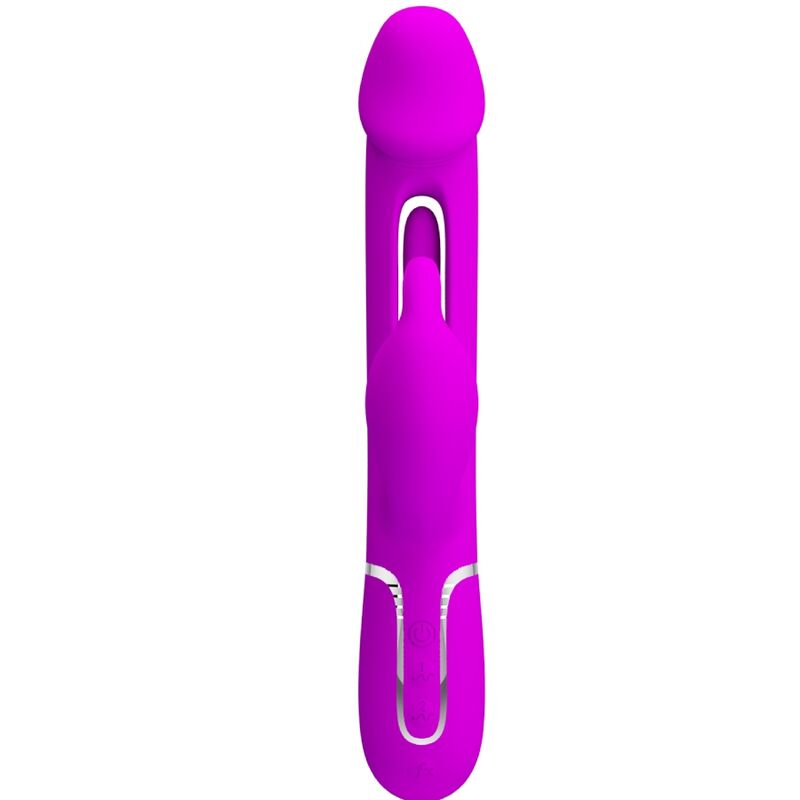 Pretty Love - Kampas Vibrador Rabbit 3 En 1 Multifunción Con Lengua Fucsia 2 Pretty Love - Kampas Vibrador Rabbit 3 En 1 Multifunción Con Lengua Fucsia - Imagen 2