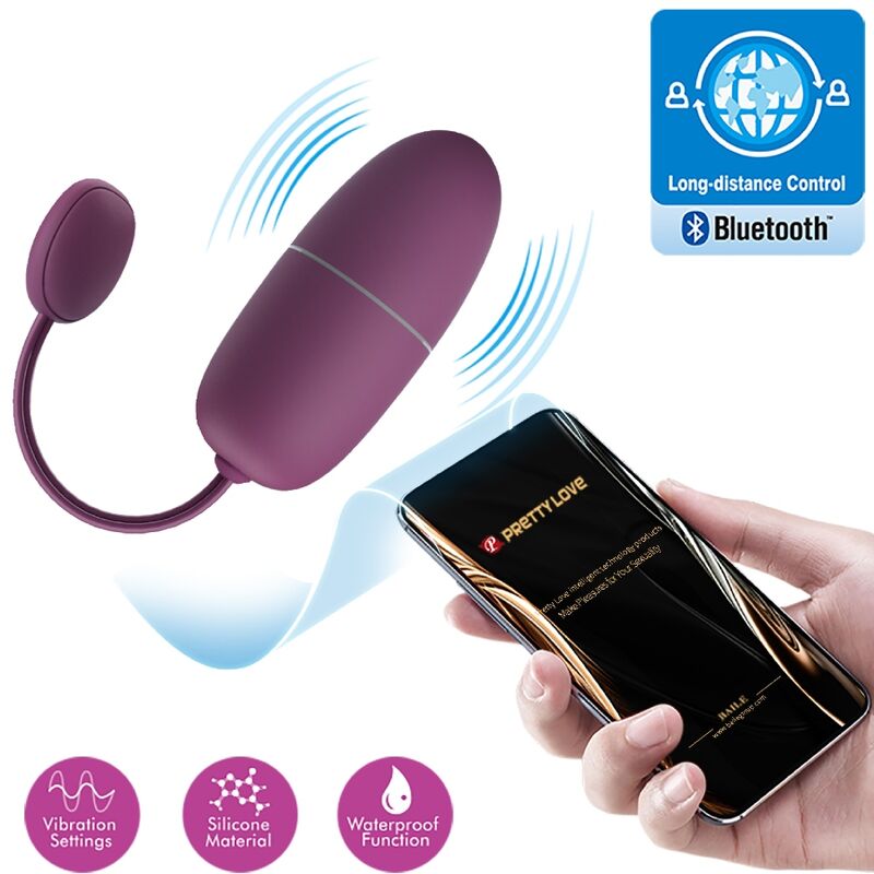 Pretty Love - Nymph Huevo Vibrador Controlado Por App Lila 8 Pretty Love - Nymph Huevo Vibrador Controlado Por App Lila - Imagen 8