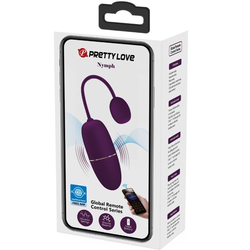 Pretty Love - Nymph Huevo Vibrador Controlado Por App Lila 16 Pretty Love - Nymph Huevo Vibrador Controlado Por App Lila - Imagen 16