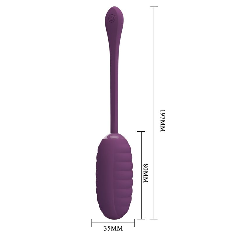 Pretty Love - Casper Huevo Vibrador Recargable Morado 4 Pretty Love - Casper Huevo Vibrador Recargable Morado - Imagen 4