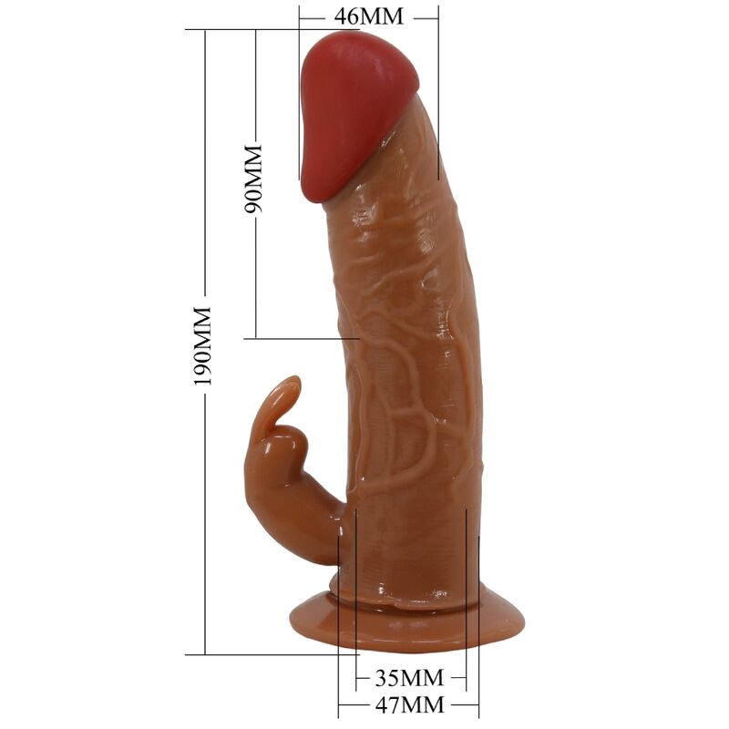 Pretty Love - Marion Harness Briefs Universal Con Dildo Vibración 19 Cm Mulato 6 Pretty Love - Marion Harness Briefs Universal Con Dildo Vibración 19 Cm Mulato - Imagen 6