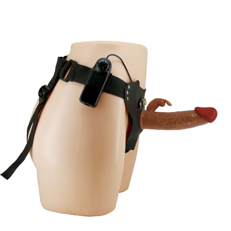 Pretty Love - Marion Harness Briefs Universal Con Dildo Vibración 19 Cm Mulato 3 Pretty Love - Marion Harness Briefs Universal Con Dildo Vibración 19 Cm Mulato - Imagen 3