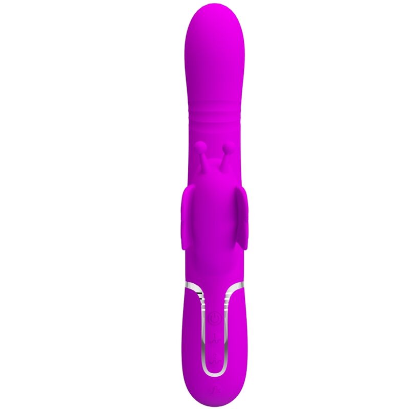 Pretty Love - Vibrador Rabbit Multifunción 4 En 1 Mariposa Fucsia 2 Pretty Love - Vibrador Rabbit Multifunción 4 En 1 Mariposa Fucsia - Imagen 2