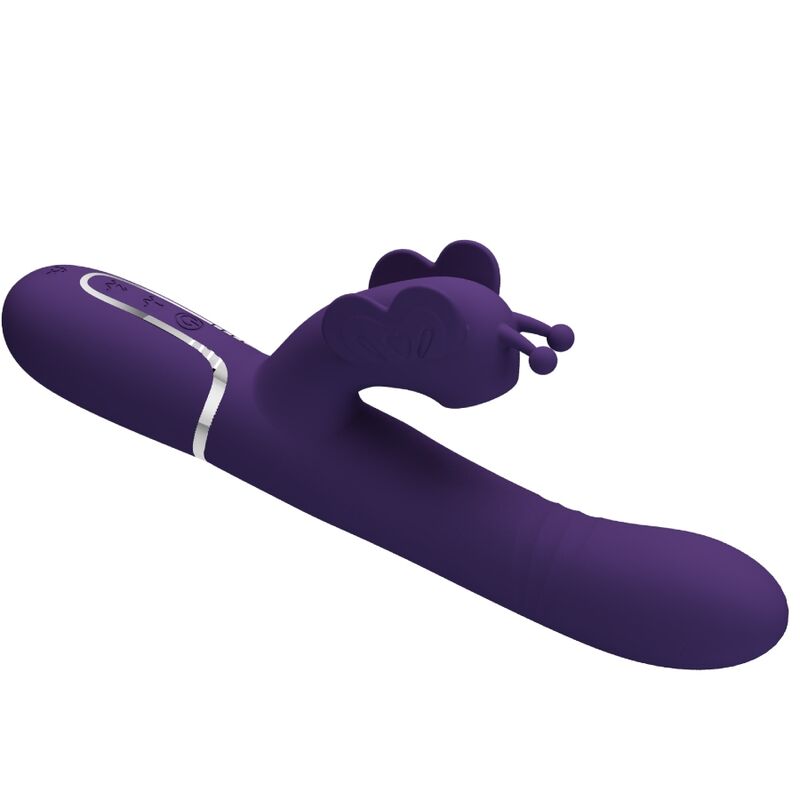 Pretty Love - Vibrador Rabbit Multifunción 4 En 1 Mariposa Morado 5 Pretty Love - Vibrador Rabbit Multifunción 4 En 1 Mariposa Morado - Imagen 5
