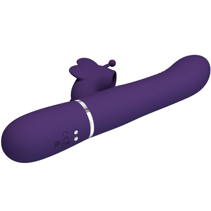 Pretty Love - Vibrador Rabbit Multifunción 4 En 1 Mariposa Morado 4 Pretty Love - Vibrador Rabbit Multifunción 4 En 1 Mariposa Morado - Imagen 4