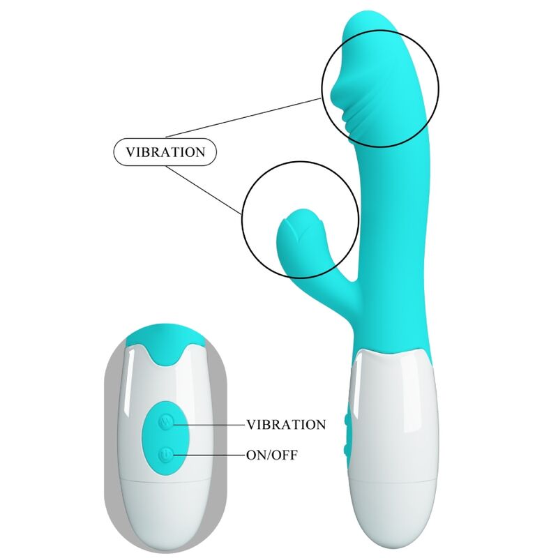 Pretty Love - Snappy Vibrador Punto G Verde Agua 7 Pretty Love - Snappy Vibrador Punto G Verde Agua - Imagen 7