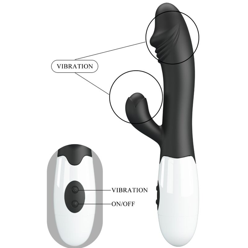 Pretty Love - Snappy Vibrador Punto G Negro 8 Pretty Love - Snappy Vibrador Punto G Negro - Imagen 8