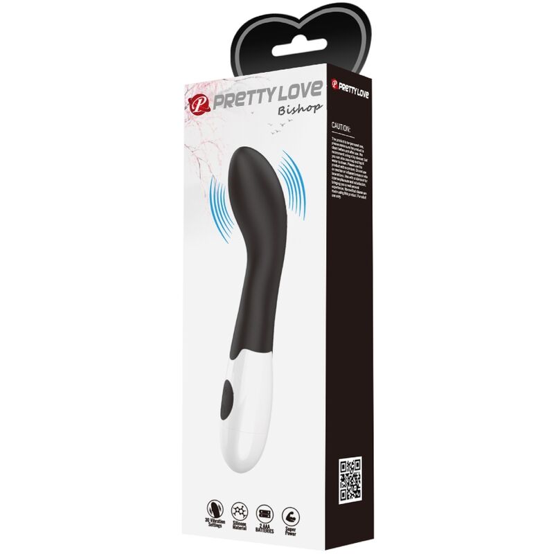 Pretty Love - Bishop Vibrador Punto G 30 Modos Negro 10 Pretty Love - Bishop Vibrador Punto G 30 Modos Negro - Imagen 10