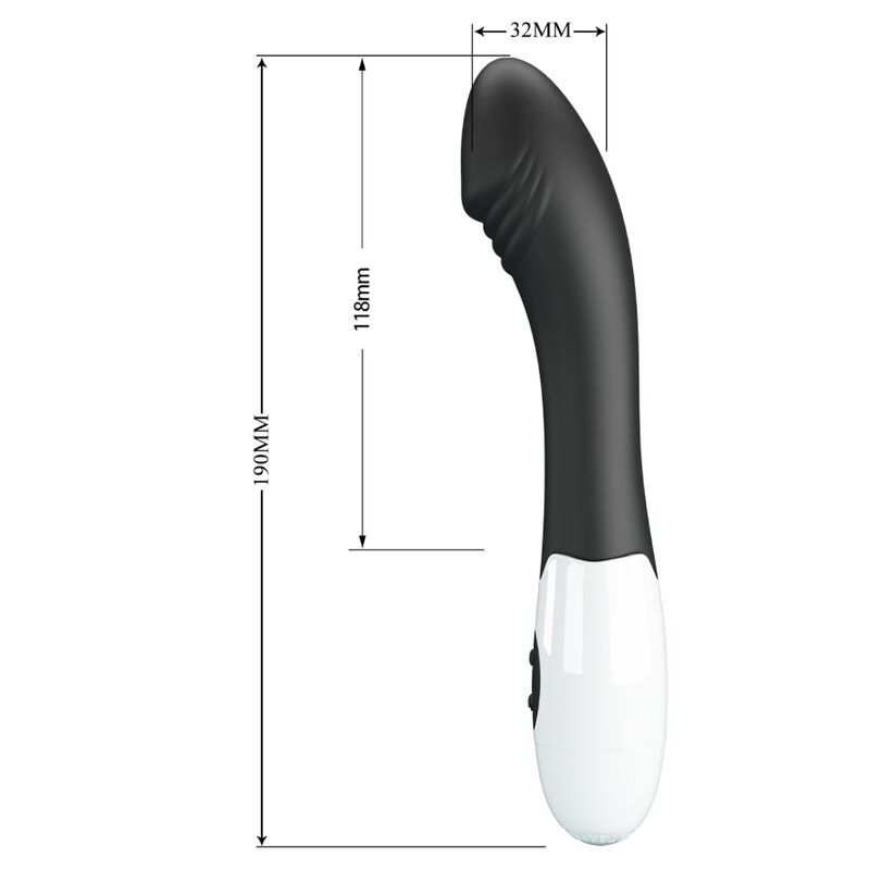 Pretty Love - Elemental Vibrador Punto G 30 Modos Negro 7 Pretty Love - Elemental Vibrador Punto G 30 Modos Negro - Imagen 7