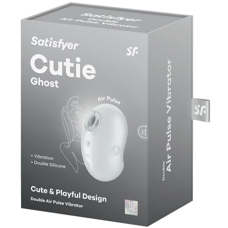 Satisfyer - Cutie Ghost Vibrador Lay-On Blanco 5 Satisfyer - Cutie Ghost Vibrador Lay-On Blanco - Imagen 5