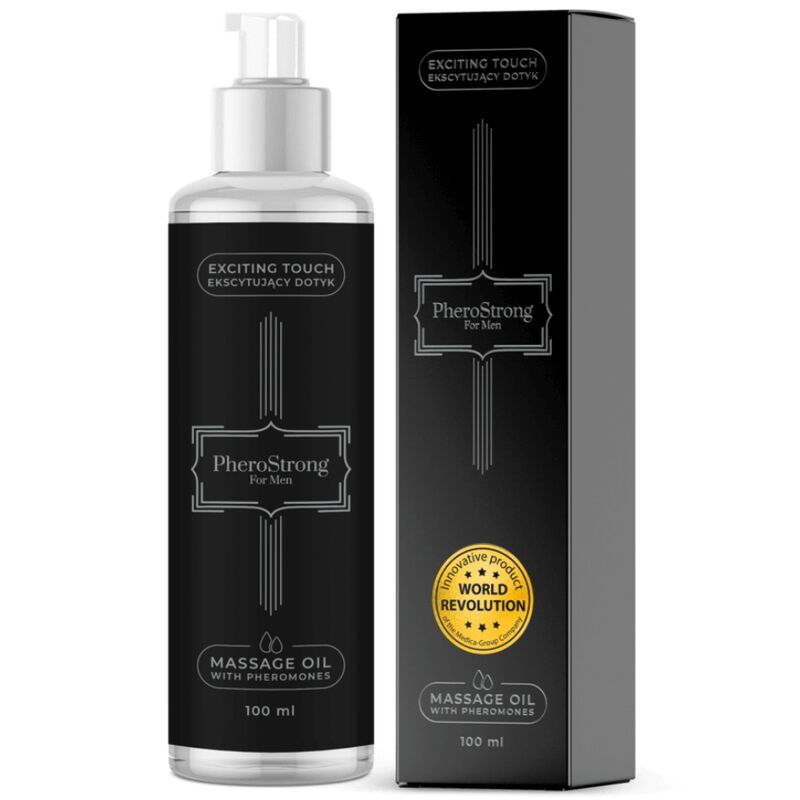 Pherostrong - Aceite De Masaje Para Hombre 100 Ml 1 Pherostrong - Aceite De Masaje Para Hombre 100 Ml