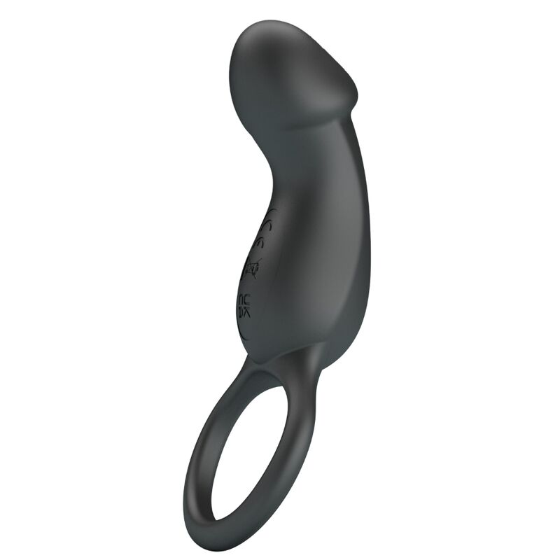 Pretty Love - Trae Anillo Vibrador Con Estimulador Negro 3 Pretty Love - Trae Anillo Vibrador Con Estimulador Negro - Imagen 3