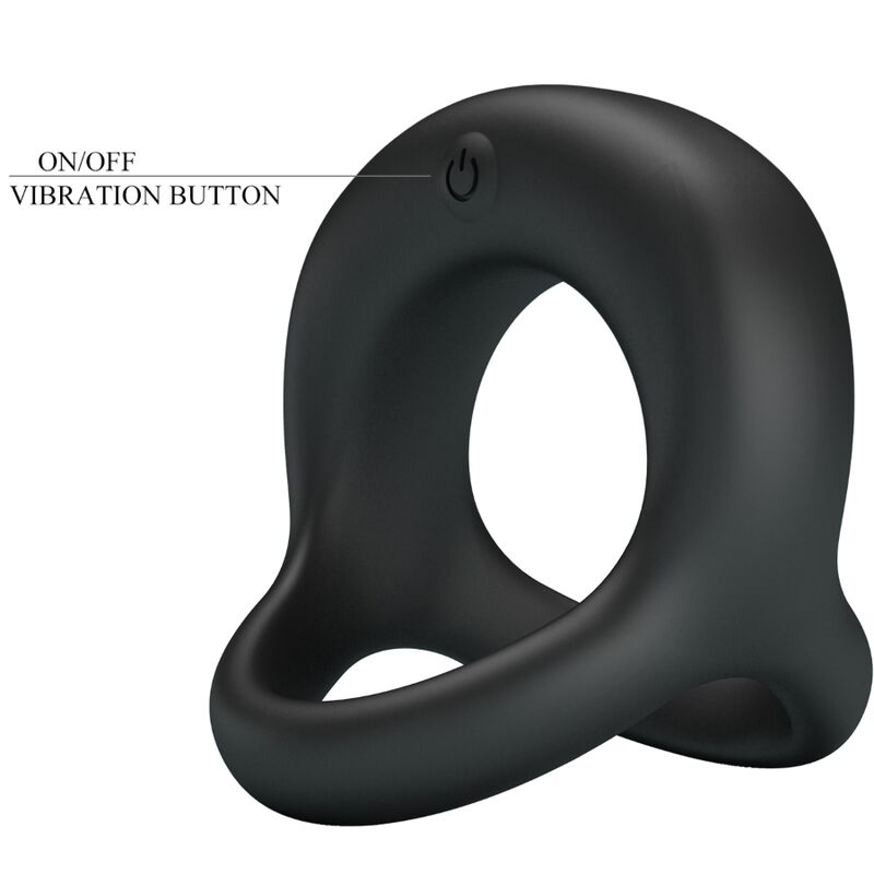 Pretty Love - Elliott Anillo Vibrador Negro 6 Pretty Love - Elliott Anillo Vibrador Negro - Imagen 6