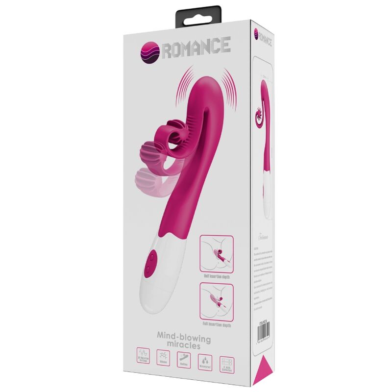 Romance - Vibrador Y Estimulador 30 Velocidades Rosa 9 Romance - Vibrador Y Estimulador 30 Velocidades Rosa - Imagen 9