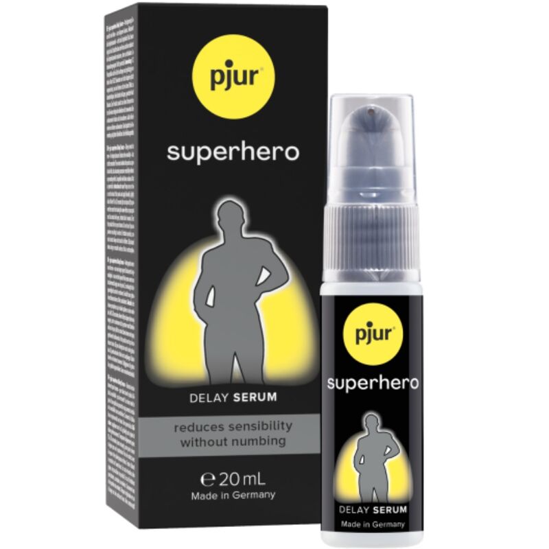 Pjur - Superhero Serum Retardante Concentrado 20 Ml 1 Pjur - Superhero Serum Retardante Concentrado 20 Ml