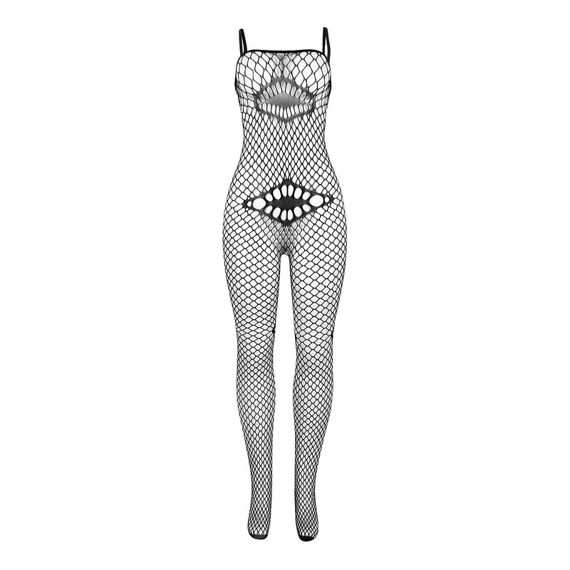 Subblime - 952112 Bodystocking De Rejilla Con Detalle En Pecho Y Vientre Negro 4 Subblime - 952112 Bodystocking De Rejilla Con Detalle En Pecho Y Vientre Negro - Imagen 4
