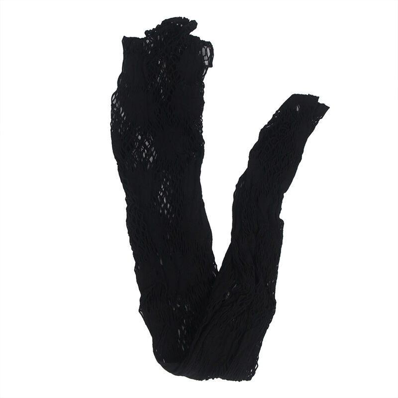 Subblime - 952129 Bodystocking De Rejilla Con Diseño De Vestido Y Detalles Florales Negro 5 Subblime - 952129 Bodystocking De Rejilla Con Diseño De Vestido Y Detalles Florales Negro - Imagen 5