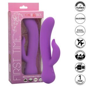 Calexotics - First Time Vibrador Complaciente Recargable Morado