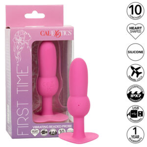 Calexotics - First Time Plug Anal con Cuencas 10 Vibraciones Rosa