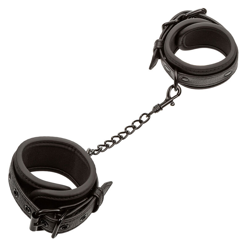 Calexotics - Nocturnal Esposas Cuero Ajustable Negro 2 Calexotics - Nocturnal Esposas Cuero Ajustable Negro - Imagen 2