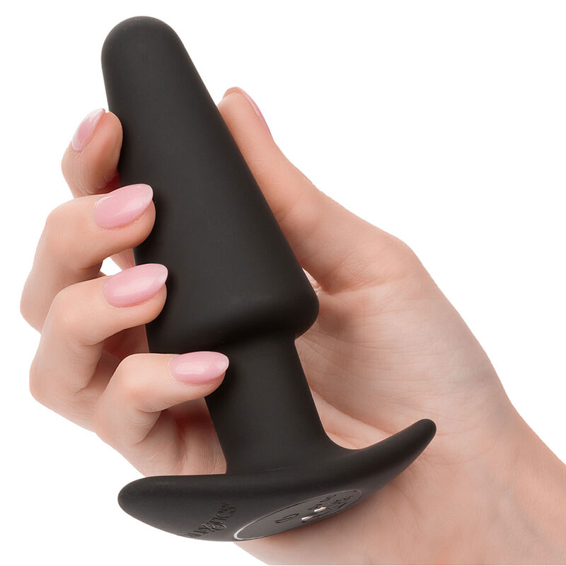Calexotics - Rock Bottom Plug Anal Cónico 10 Vibraciones Silicona Negro 6 Calexotics - Rock Bottom Plug Anal Cónico 10 Vibraciones Silicona Negro - Imagen 6
