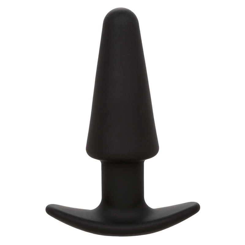 Calexotics - Rock Bottom Plug Anal Cónico 10 Vibraciones Silicona Negro 2 Calexotics - Rock Bottom Plug Anal Cónico 10 Vibraciones Silicona Negro - Imagen 2