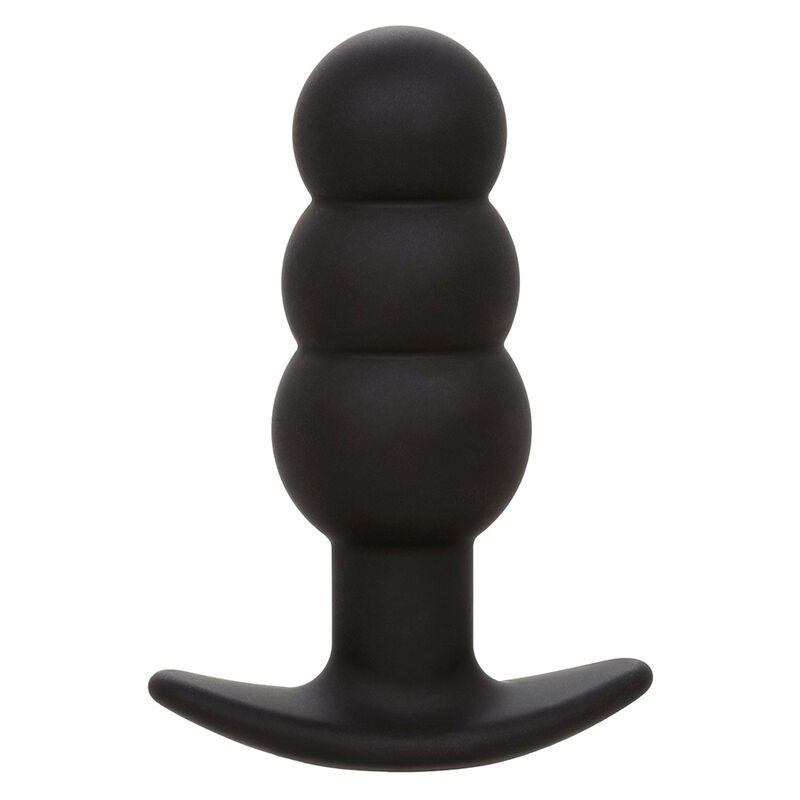 Calexotics - Rock Bottom Plug Anal Con Cuentas 10 Vibraciones Silicona Negro 3 Calexotics - Rock Bottom Plug Anal Con Cuentas 10 Vibraciones Silicona Negro - Imagen 3
