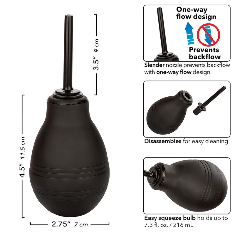 Calexotics - One Way Ducha Anal Negro 6 Calexotics - One Way Ducha Anal Negro - Imagen 6