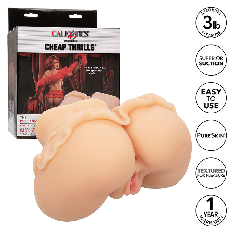 Calexotics - The Peep Show Girl Doble Masturbador Realístico Natural 1 Calexotics - The Peep Show Girl Doble Masturbador Realístico Natural