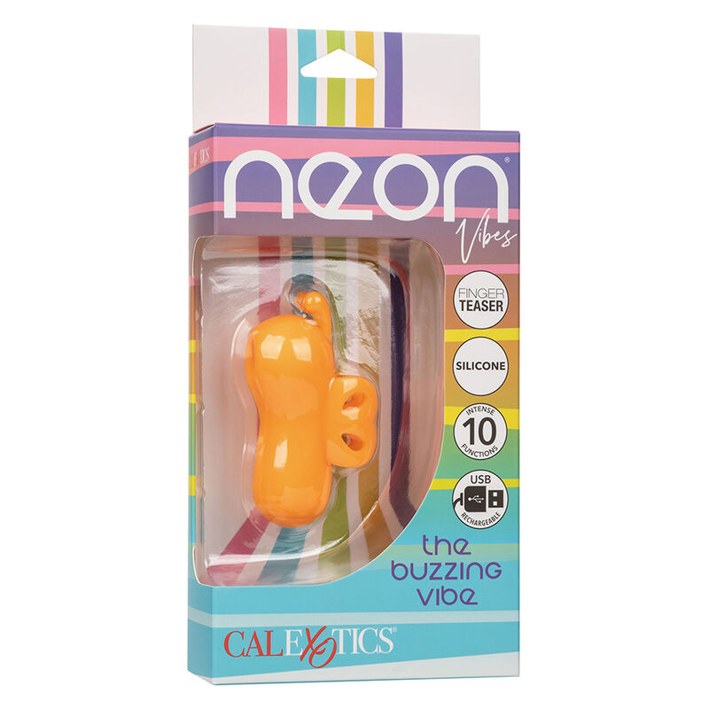 Calexotics - Neon Vibes The Buzzing Vibe Estimulador De Dedo 10 Vibraciones Naranja 11 Calexotics - Neon Vibes The Buzzing Vibe Estimulador De Dedo 10 Vibraciones Naranja - Imagen 11