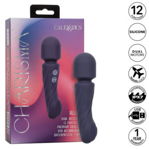 Calexotics - Charisma Allure Masajeador Doble Motor 12 Funciones 17,25 Cm X 4,5 Cm Morado