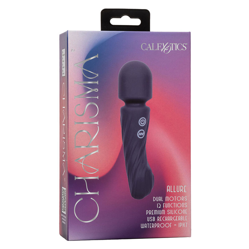 Calexotics - Charisma Allure Masajeador Doble Motor 12 Funciones 17,25 Cm X 4,5 Cm Morado 9 Calexotics - Charisma Allure Masajeador Doble Motor 12 Funciones 17,25 Cm X 4,5 Cm Morado - Imagen 9