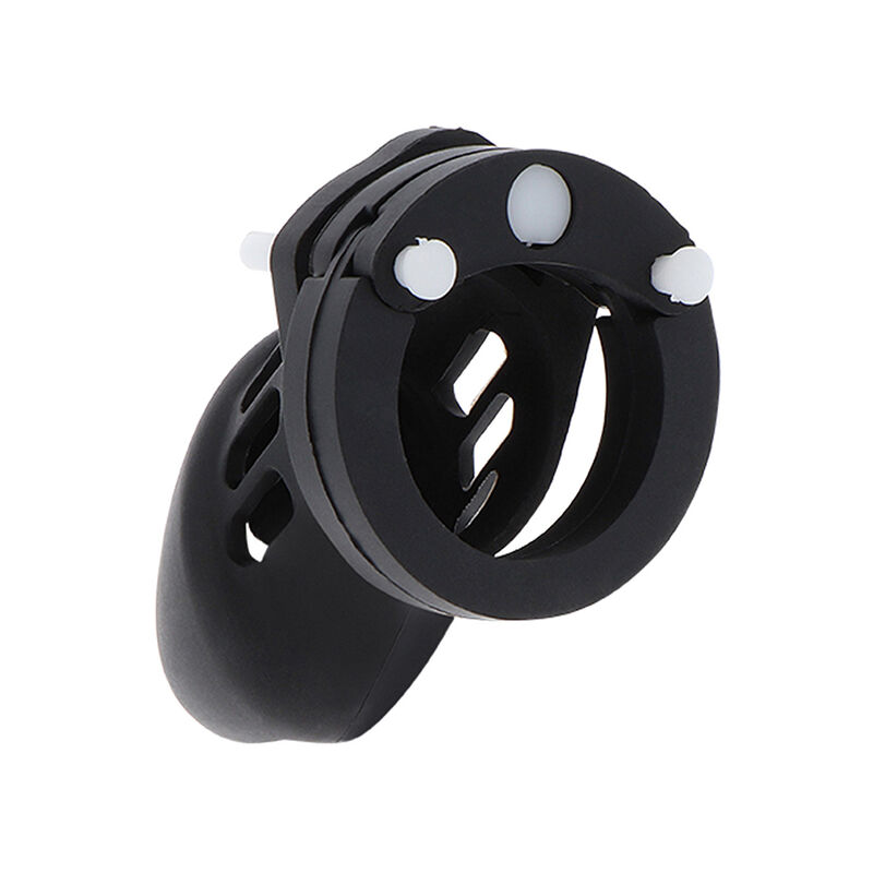 Hidden Desire - Extreme Jaula De Castidad Silicona Talla S Negro 2 Hidden Desire - Extreme Jaula De Castidad Silicona Talla S Negro - Imagen 2