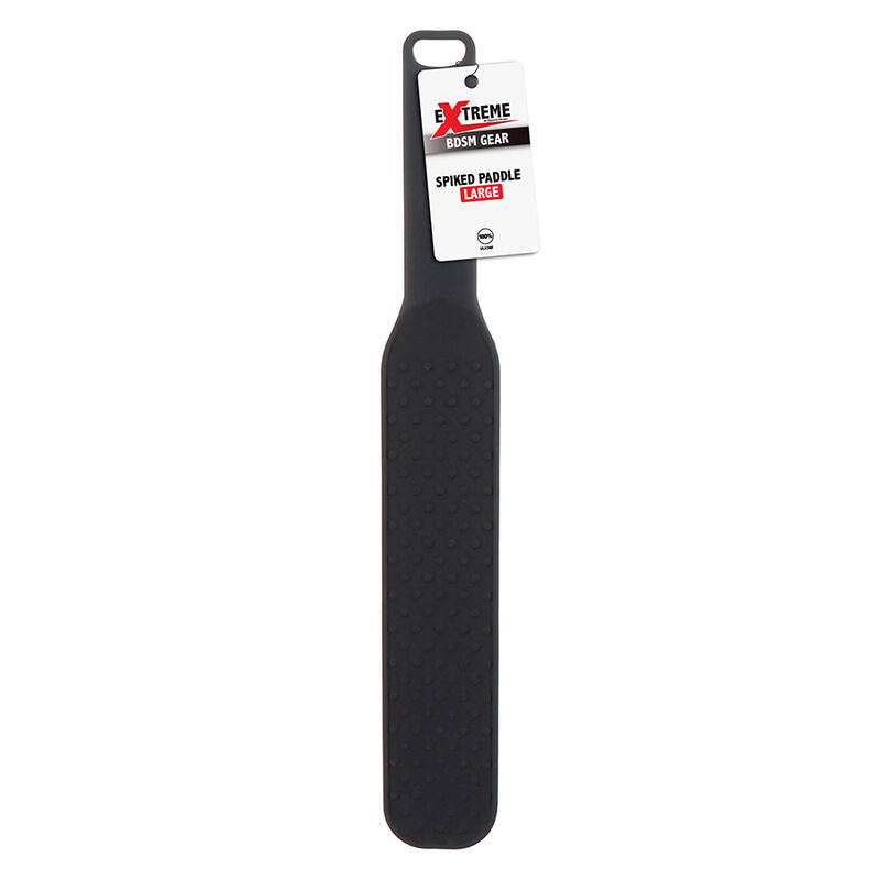 Hidden Desire - Extreme Paleta Con Púas Grande Negro 1 Hidden Desire - Extreme Paleta Con Púas Grande Negro