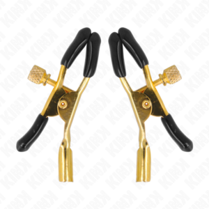 Kink - Pinzas para Pezones Dorado 6 Cm