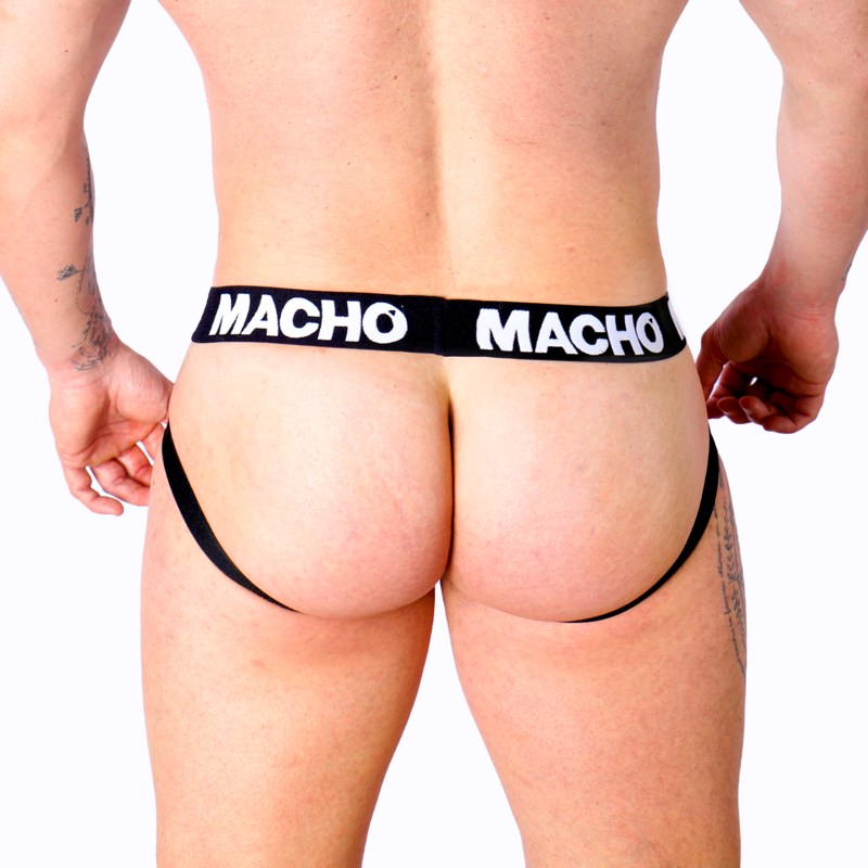 Macho - Mx27Gr Jock Cuero Gris Beige 10 Macho - Mx27Gr Jock Cuero Gris Beige - Imagen 10