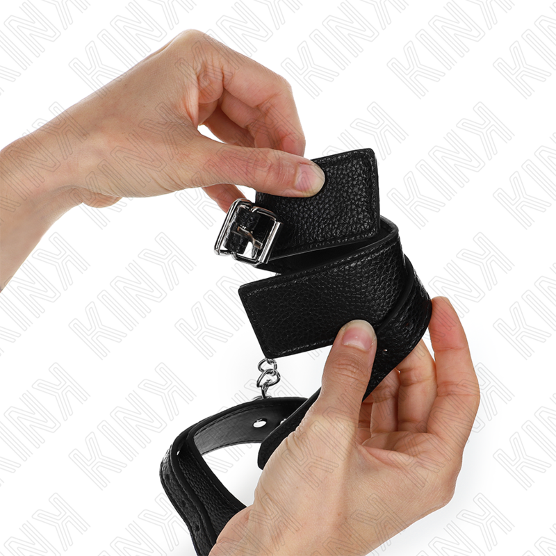 Kink - Muñequeras Estilo Serpiente Negro Ajustable 20-28 Cm X 5.4 Cm 3 Kink - Muñequeras Estilo Serpiente Negro Ajustable 20-28 Cm X 5.4 Cm - Imagen 3