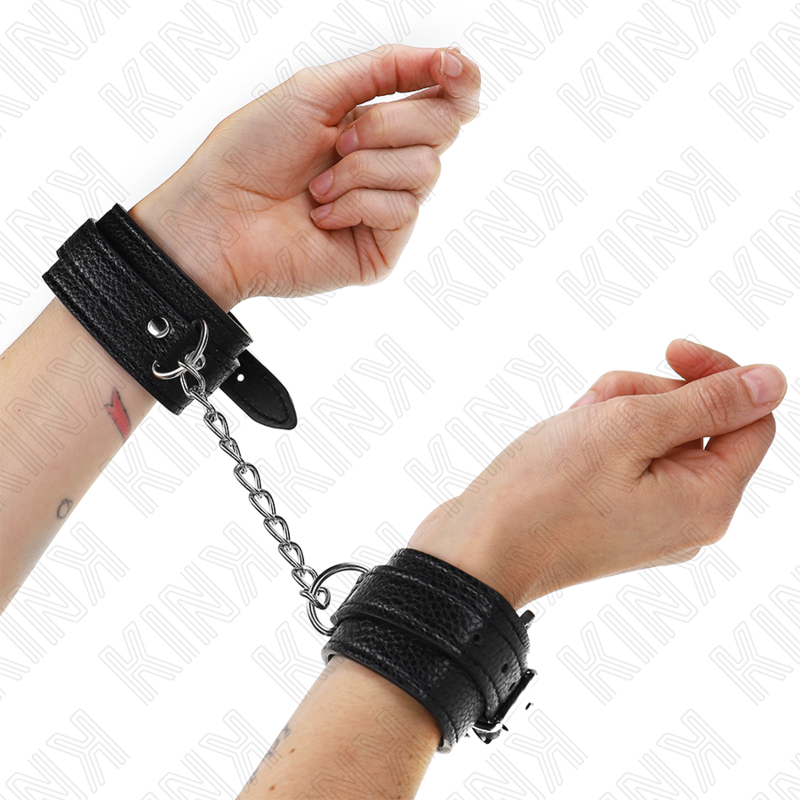 Kink - Muñequeras Estilo Serpiente Negro Ajustable 20-28 Cm X 5.4 Cm 1 Kink - Muñequeras Estilo Serpiente Negro Ajustable 20-28 Cm X 5.4 Cm