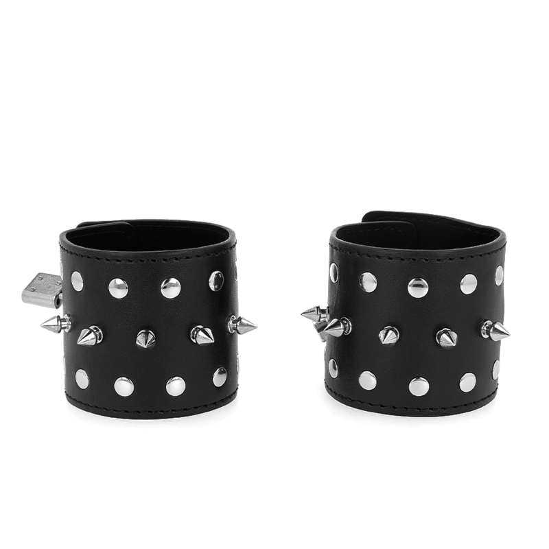 Kink - Muñequeras Estilo Punk Con Pinchos 25 X 6 Cm 1 Kink - Muñequeras Estilo Punk Con Pinchos 25 X 6 Cm