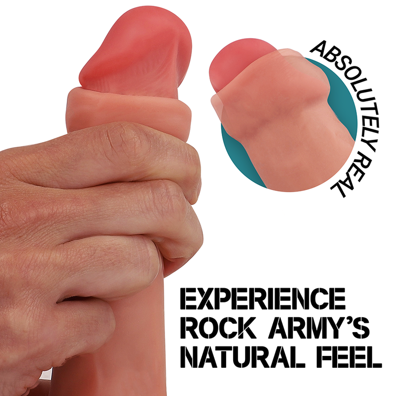 Rockarmy - Raptor Dildo Realista Dual Density Liquid Silicone 24 Cm -O- 4.4 Cm 2 Rockarmy - Raptor Dildo Realista Dual Density Liquid Silicone 24 Cm -O- 4.4 Cm - Imagen 2