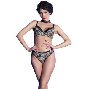 Chilirose - Cr 4727 Bikini 2 Piezas Leopardo