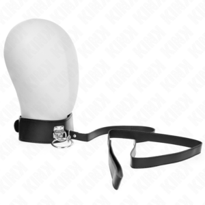 Kink - Collar con Correa 116 Cm con Tachuelas Correa Polipiel 50 X 5 Cm