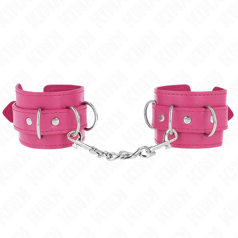 Kink - Muñequeras Con 3 Anillas En D Ajustable Rosa 17.5-25 Cm X 6 Cm 2 Kink - Muñequeras Con 3 Anillas En D Ajustable Rosa 17.5-25 Cm X 6 Cm - Imagen 2