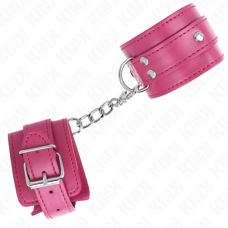 Kink - Muñequeras Con 3 Anillas En D Ajustable Rosa 17.5-25 Cm X 6 Cm 3 Kink - Muñequeras Con 3 Anillas En D Ajustable Rosa 17.5-25 Cm X 6 Cm - Imagen 3